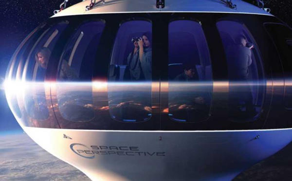Space Perspective présente sa capsule spatiale avec bar et WiFi