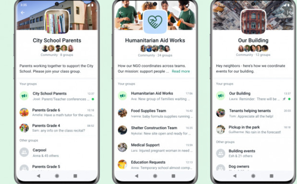 WhatsApp dévoile une nouvelle fonctionnalité, "communautés"