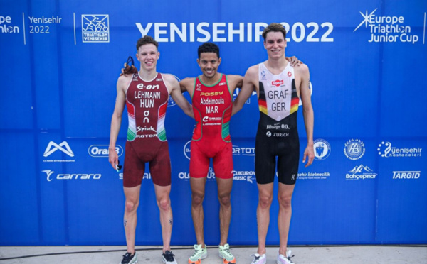 Triathlon : Jawad Abdelmoula décroche la médaille d'or en Turquie