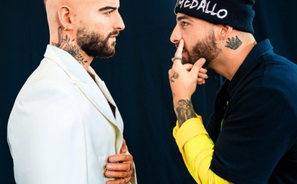 Maluma présente sa figure de cire au musée d'art moderne de Medellin en Colombie 