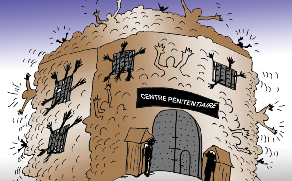 Surpopulation carcérale / Le taux de remplissage des établissements pénitentiaires est en moyenne de 220% !!!