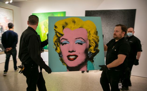 Un portrait de Marilyn Monroe vendu aux enchères 195 millions de dollars