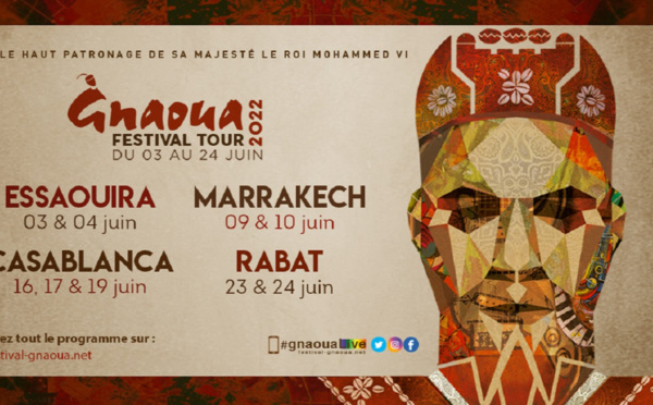 Gnaoua Festival tour du 3 au 24 juin !