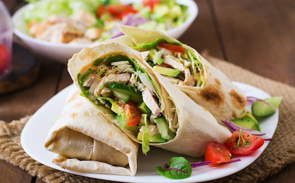 Des idées de wraps pour un apéro léger