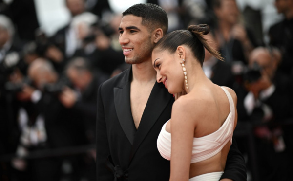 Cannes : Achraf Hakimi et son épouse brillent sur le tapis rouge