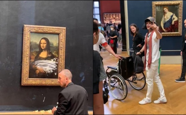 Musée du Louvre : Un homme a jeté de la crème sur « La Joconde »