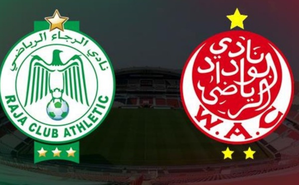 Derby Raja-Wydad : Aujourd'hui a 17h00 sur Arryadia