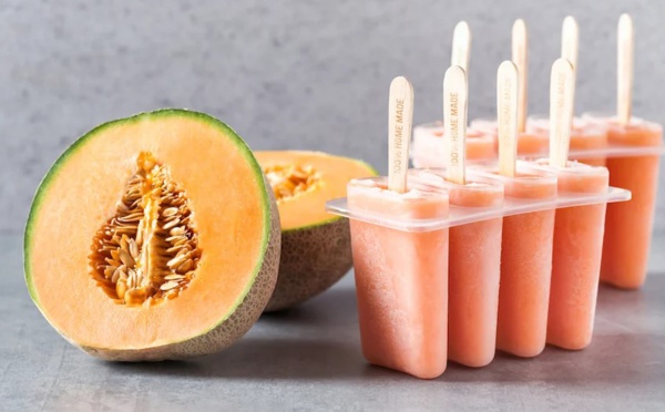 Glace au melon prête en 5 minutes