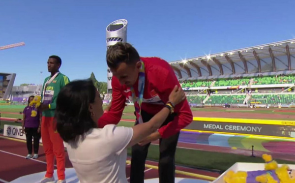 Mondiaux d’athlétisme : Grâce à El Bakkali, l’hymne national retentit à Eugene aux USA