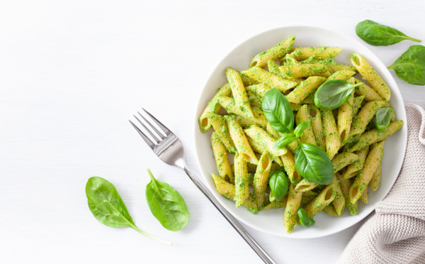 Pâtes au concombre et à la feta