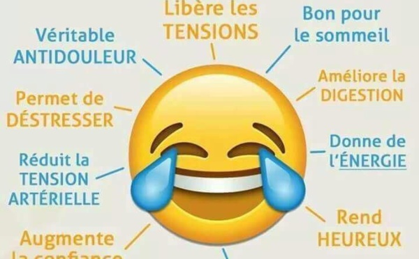 Rire ne possède que des bienfaits pour notre santé