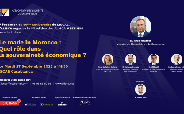 Les alumni de l’ISCAE organisent une rencontre sur le Made in Morocco