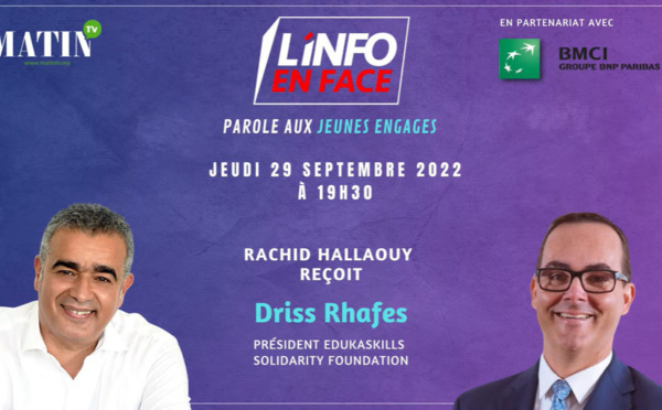 L'Info en Face spécial jeunes engagés avec Driss Rhafes