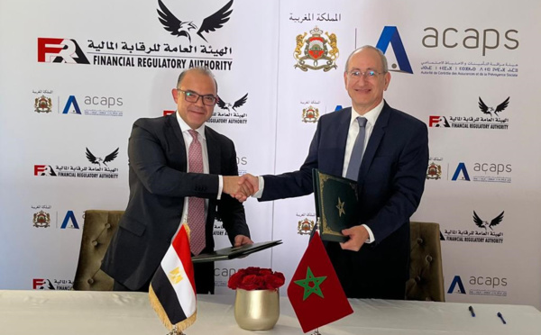L’ACAPS conclut un mémorandum d’entente avec la Financial Regulatory Authority d’Egypte