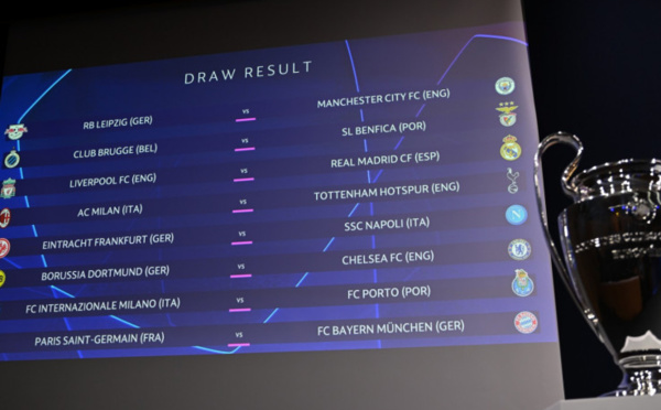 C1 : Liverpool-Real, PSG-Bayern… voici les chocs des huitièmes