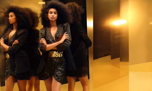 La top marocaine Imaan Hammam, nouveau visage de la marque Boss