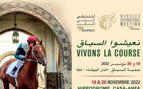 La SOREC organise la 8e édition du Morocco International Meeting des courses de chevaux