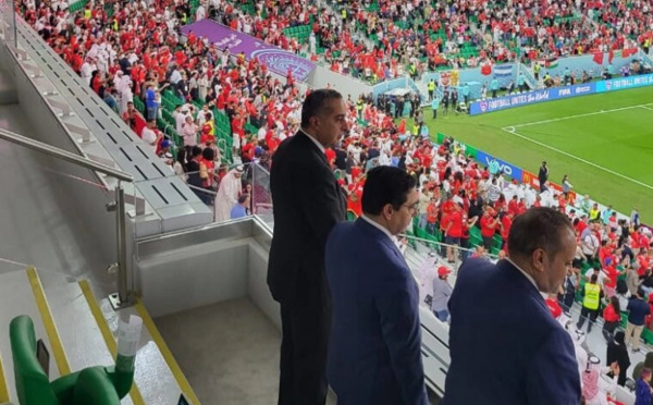 Maroc-Canada : Bourita, Hammouchi et Mansouri derrière les Lions de l’Atlas