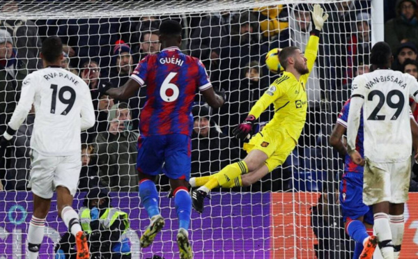 Angleterre : Soirée amère pour Manchester United à Crystal Palace