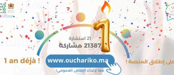 Ouchariko.ma du CESE : plus de 21.000 contributions citoyennes