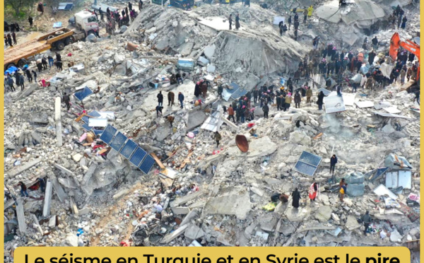 Le séisme en Turquie et en Syrie est le pire désastre naturel en un siècle pour l’Europe