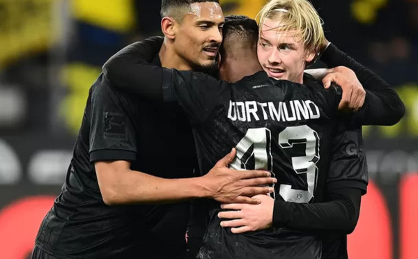 Bundesliga : le Borussia Dortmund rejoint le Bayern et l'Union Berlin en tête