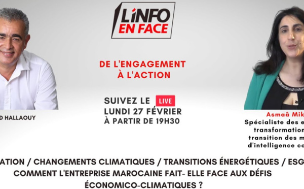 L’info en face avec Asmaâ Mikou