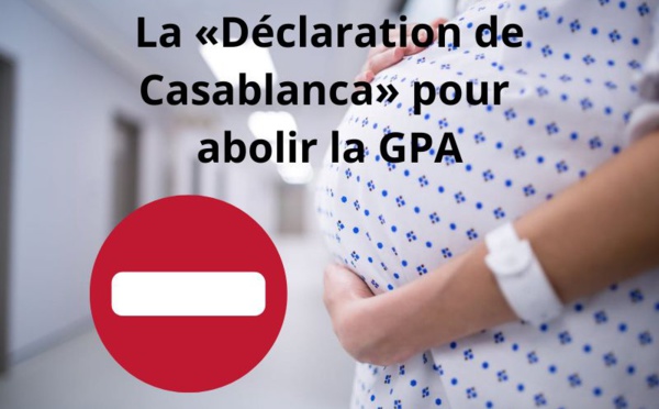 La «Déclaration de Casablanca» pour abolir la GPA