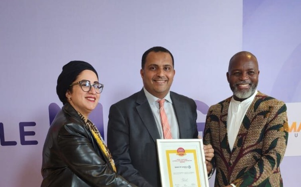 Bank of Africa primé Most Admired International Moroccan Brand