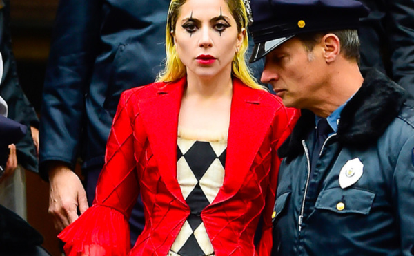 "Joker: Folie à deux": Lady Gaga en costume sur le tournage du film