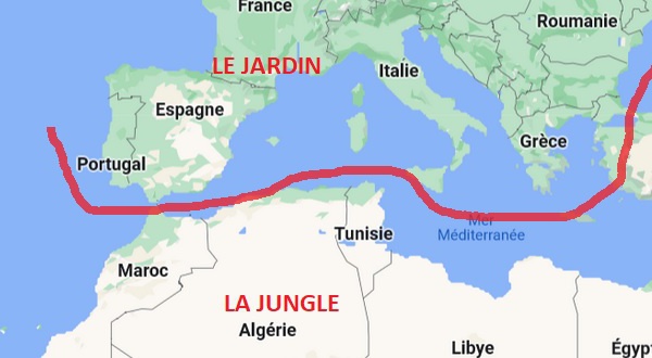 Le « jardin » européen et la « jungle » nord-africaine