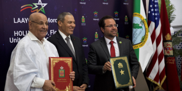Maroc-USA: Signature d'un accord de jumelage entre Laâyoune et Hollywood en Floride