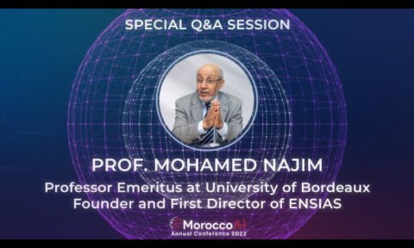 Prof. Mohamed Najim invité à MoroccoAI Conference 2022