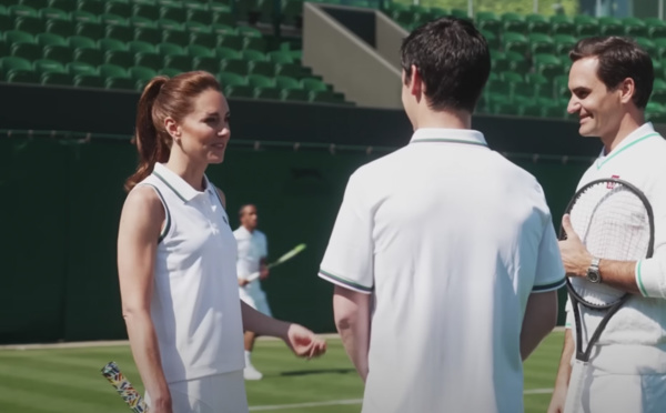 Kate Middleton surprend : son match inattendu face à Roger Federer