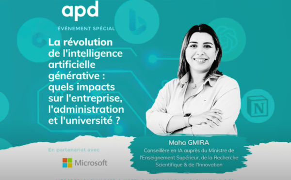 APD Événement Spécial sur l'IA générative - Intervention de Dr Maha GMIRA