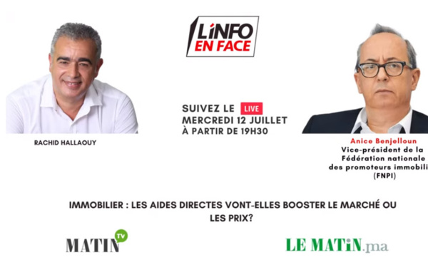 L'Info en Face avec Anice Benjelloun