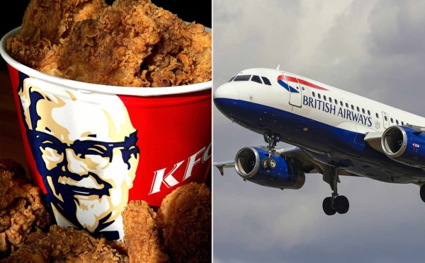 Le frigo est en panne, les passagers d’un avion nourris avec un menu KFC