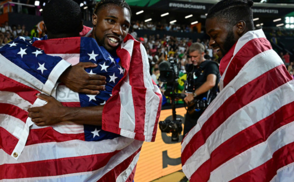 Mondiaux d'athlétisme : les Etats-Unis titrés sur le 4x100 m, triplé pour Lyles et doublé de Richardson