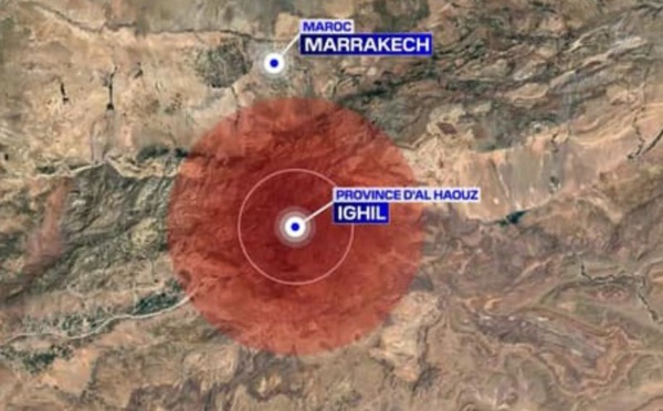 Séisme au Maroc : Nouveau bilan officiel le 10-09 à 16h :  2.122 morts et 2.421 blessés
