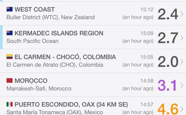 Les répliques du séisme d'hier continuent J+1