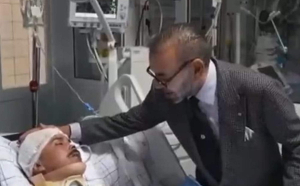 Séisme d'Al-Haouz : Sa Majesté le Roi se rend au chevet des blessés et effectue un don de sang