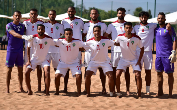 Beach-soccer : les Lions de l’Atlas face au Japon et aux Emirats