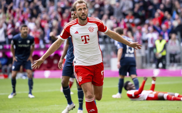 Allemagne : le Bayern domine Heidenheim avec un doublé de Kane et prend la tête