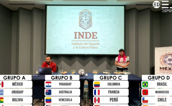 Le Maroc connaît son groupe pour la Coupe AMF de Futsal