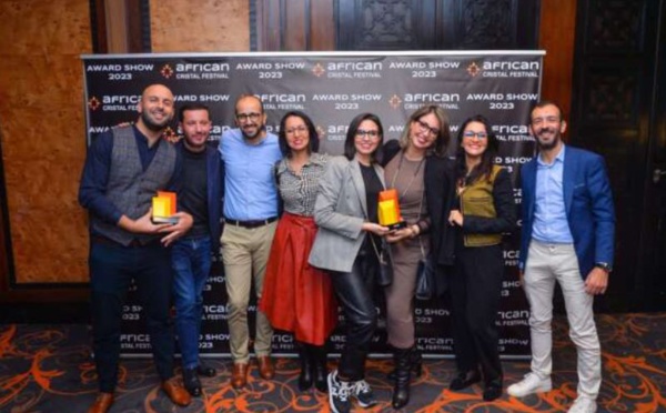 Le prix de « la Créativité Long-terme lors de l’African Cristal festival 2023