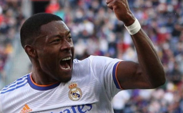 Real Madrid : fin de saison pour David Alaba, victime d’une rupture du ligament croisé