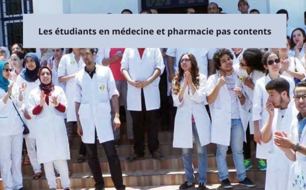 Les étudiants en médecine et pharmacie expriment leur mécontentement