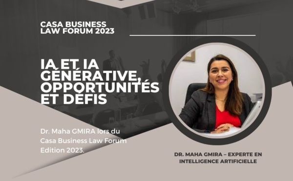 CBLF 2023 - Dr. Maha GMIRA : IA et lA générative, opportunités et défis