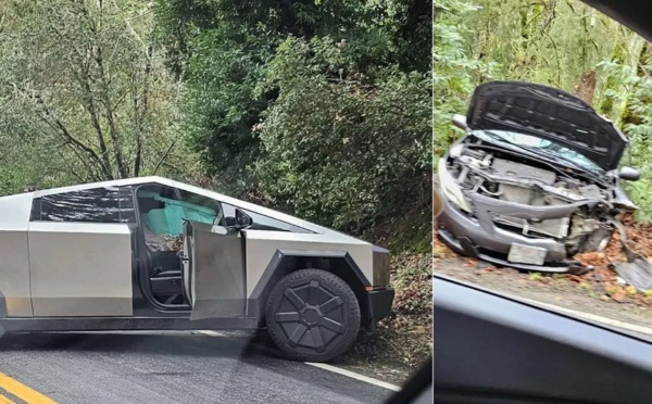 ​Collision Titanesque: L'année démarre bien pour Tesla Cybertruck !