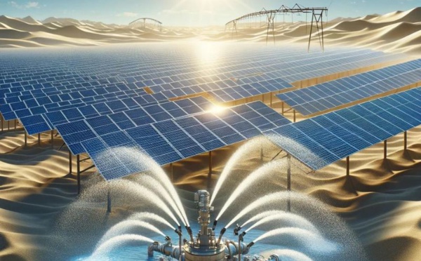 Le paradoxe de l’énergie solaire  : Quand le désert réclame de l'eau !
